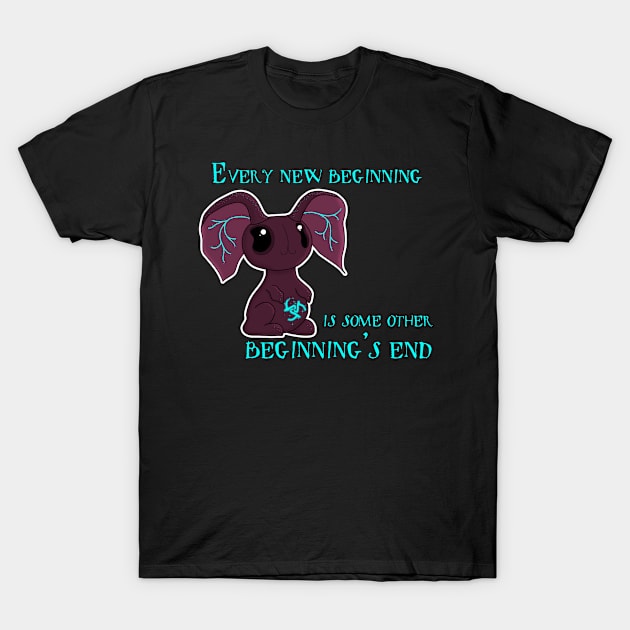 New Beginning Bunny T-Shirt by Wanderer Bat